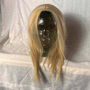 Women's Long Blonde Straight Hair Wig Cosplay Halloween Taylor Swift Sleeping B